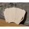 Massief houten accordeon ht15cm bruiloft muziek decoratie