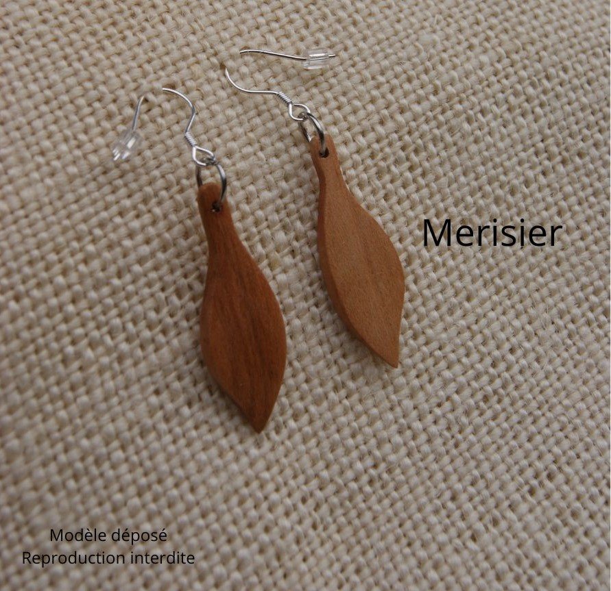 sieraden oorbellen hout handwerk as