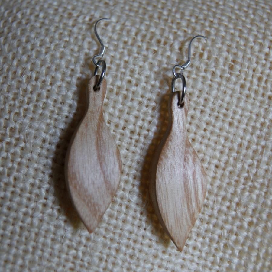 sieraden oorbellen hout handwerk as