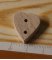 Hartknop 15mm massief hout handgemaakt