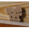 Button eekhoorn 25mm massief hout handgemaakte embellishment scrapbook natuur dieren