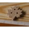 Handgemaakte Maple Leaf Knob 25mm Solid Wood Scrapbook Embellishment Natuur Boomblad