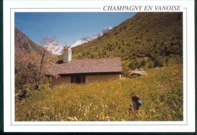 Ansichtkaart Champagny le Haut Kapel van Friburge