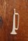 Houten bugel 15cm muzikale decoratie