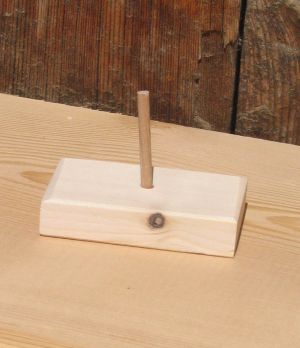 bugel gemonteerd op voet