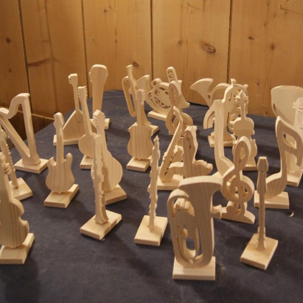 houten hoorn gemonteerd op een basis decoratie, handgemaakte bruiloft centerpiece origineel geschenk hoornspeler