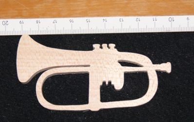 Flugelhorn beeldje 3mm