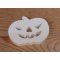 3mm Halloween pompoen beeldje om te schilderen en te lijmen, handgemaakte massief houten scrapbook embellishment