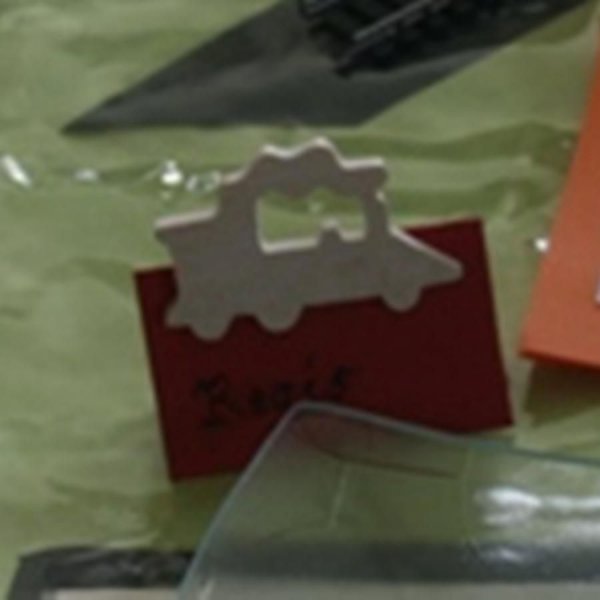 locomotief beeldje, marker, miniaturen creatieve vrije tijd versiering hout scrapbooking handgemaakt