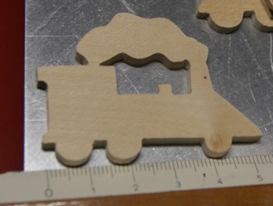 locomotief beeldje, marker, miniaturen creatieve vrije tijd versiering hout scrapbooking handgemaakt