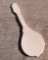 Mandoline beeldje bruiloft thema muziek handgemaakt massief hout versiering scrapbooking