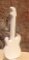 Houten elektrische gitaar 15cm, muzikale decoratie