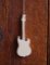 Houten elektrische gitaar 15cm, muzikale decoratie