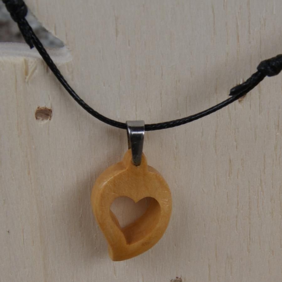 Hart hanger aan verstelbaar koord, Valentijnsdag sieraden