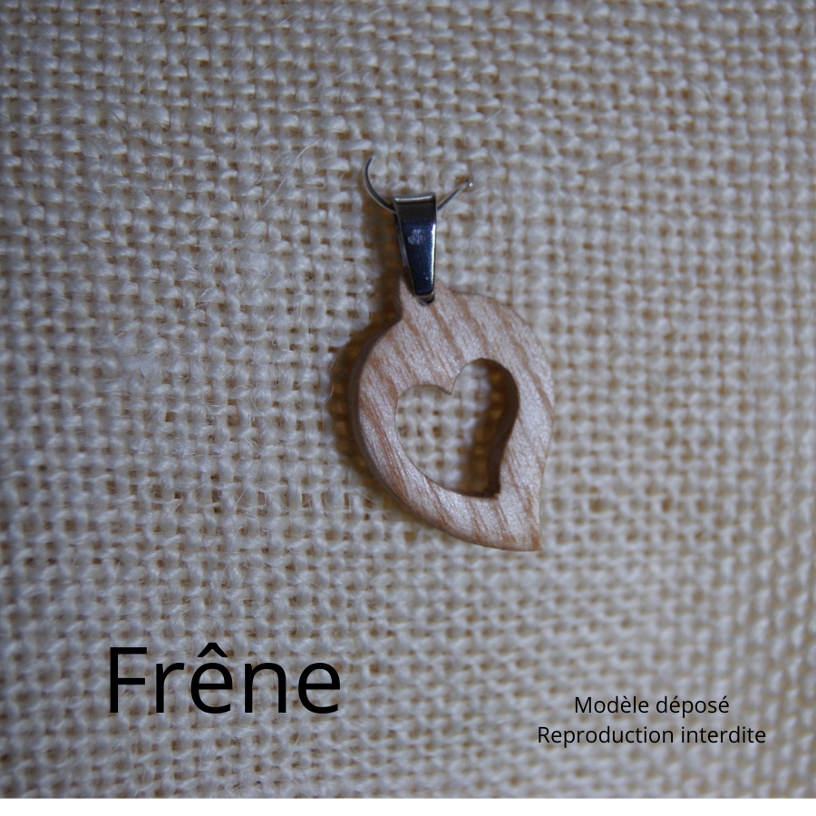 hanger hout bruiloft sieraden en natuur hart uitgesneden, kersenhout, handgemaakt, valentijnsdag cadeau idee, hout bruiloft