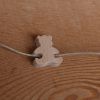 houten kraal teddybeer H om kinderhalsband te versieren