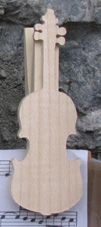 viool partituur clip handgemaakt massief hout violist geschenk