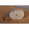 Halloween pompoen sleutelhanger, handgemaakt van massief hout