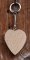 sleutelhanger hart beuk, handmatige activiteit schilderen, pyrografie, te personaliseren voor valentijnsdag