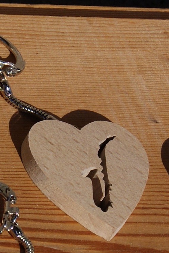 hart en saxofoon sleutelhanger, saxofonist cadeau, handgemaakt