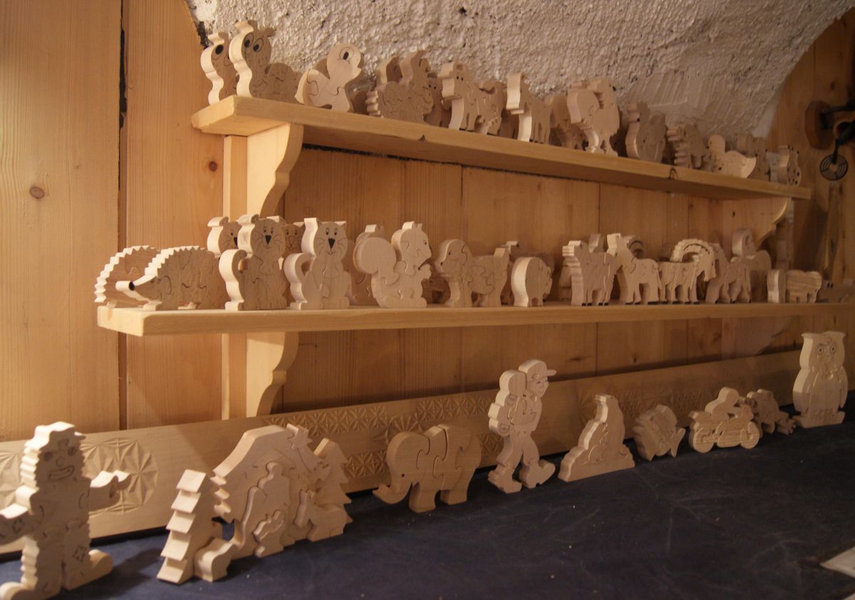 Houten puzzel lieveheersbeestje 3 stukjes Beuken, de tuinvriend