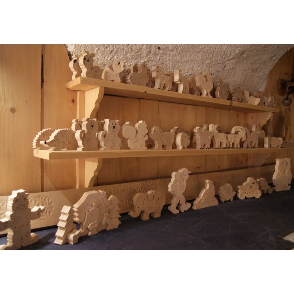 Houten puzzel lieveheersbeestje 3 stukjes Beuken, de tuinvriend