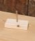 houten trompet op voet, muziekdecoratie, geschenk voor trompettist, handgemaakt