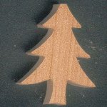 beeldje miniatuur dennenboom 3mm om te versieren en decoratie scrapbook natuur, bos, boom, berg, kerst te plakken