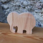 olifant bruiloft plaatskaart thema wilde dieren