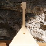balalalika op voet, tafeldecoratie thema muziek, handgemaakt