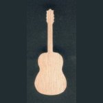 Spindelgemonteerde gitaar