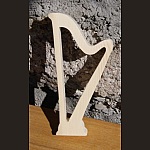 Houten harp 15cm