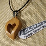 Hart hanger aan verstelbaar koord, Valentijnsdag sieraden
