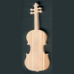 houten viool ht15cm, muzikale decoratie, muzikant cadeau, handgemaakt