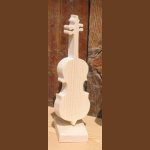 houten cello gemonteerd op een voet origineel geschenk voor een muzikant, tafeldecoratie muzikaal thema
