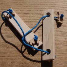 Bosbok puzzel Hout en touw