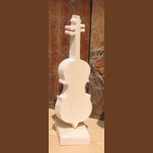 houten cello gemonteerd op een voet origineel geschenk voor een muzikant, tafeldecoratie muzikaal thema