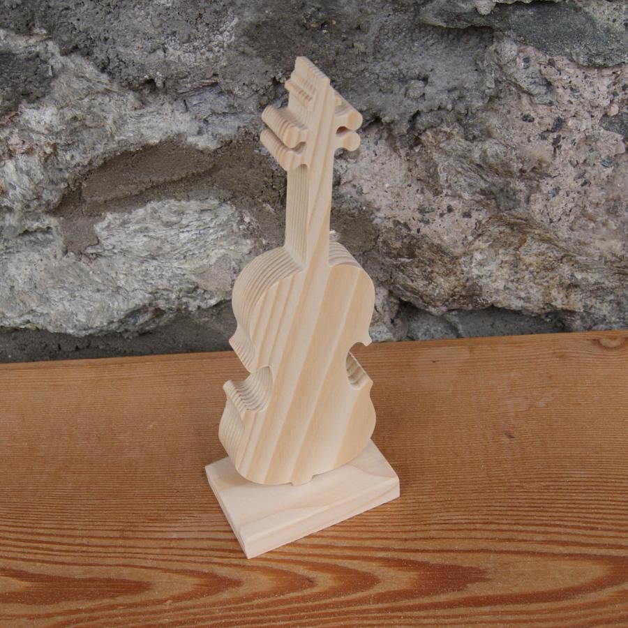 viool gemonteerd op massief hout bruiloft decoratie handgemaakt geschenk violist