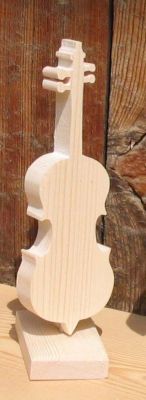 houten cello gemonteerd op een voet origineel geschenk voor een muzikant, tafeldecoratie muzikaal thema
